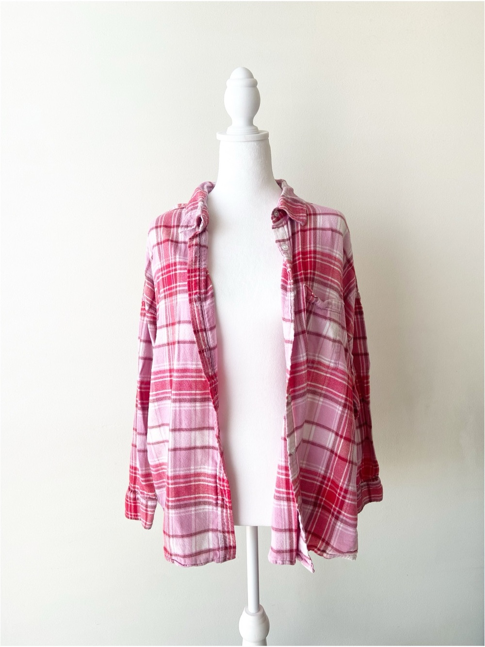 Pink Red Flannel